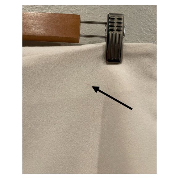 ZARA Antique White A-Line Mini Skirt - Picture 5 of 5